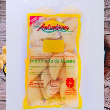 Empanada Pasaboca de Queso – Paquete de 25 Unidades