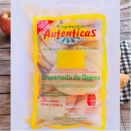 Empanada Grande de Queso – Paquete de 20 Unidades