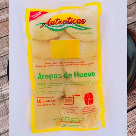Arepa De Huevo – Paquete de 10 Unidades